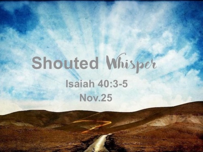Shouted Whisper